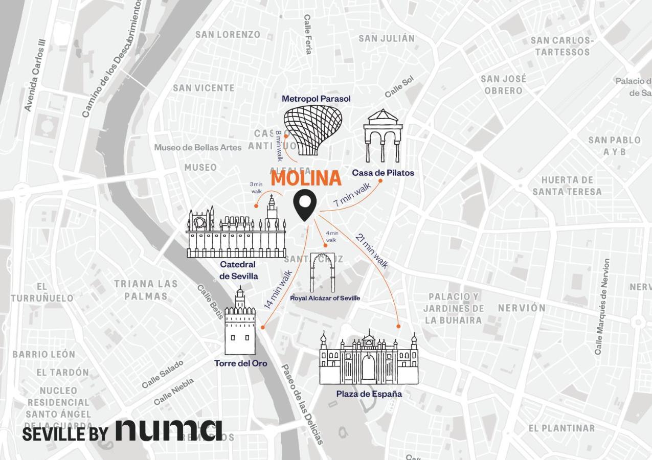 Numa Seville Molina Eksteriør bilde